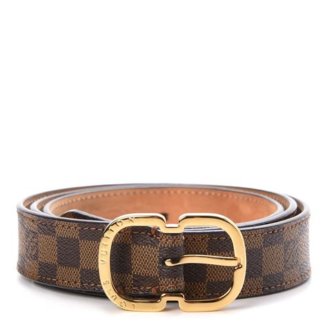 louis vuitton damier ebene belt price|louis vuitton mini 25mm belt.